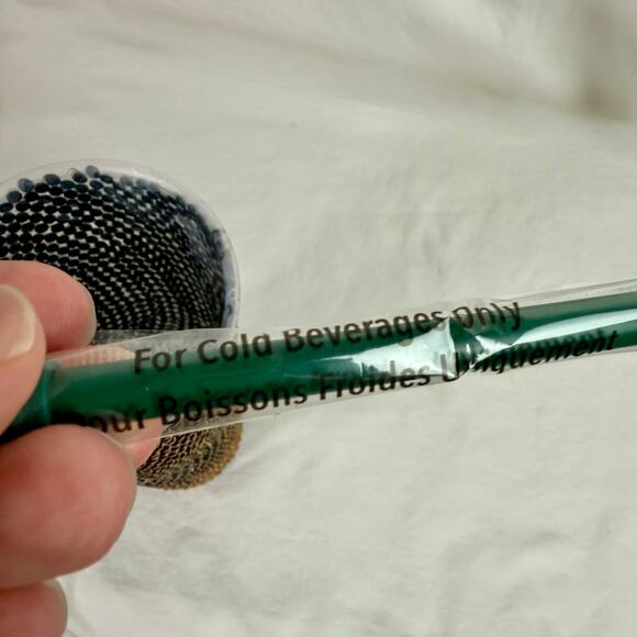 Starbucks Purple Copper Iridescent Rhinestone Studded Cold Reusable Cup & Straw - Picture 7 of 9